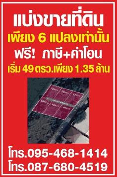 ขายที่ดินนนทบุรี ไทรน้อย บางบัวทอง-ถมแล้ว เส้นบ้านกล้วย-ไทรน้อย ซอยสามัคคีธรรม2 โทร 095-4681414